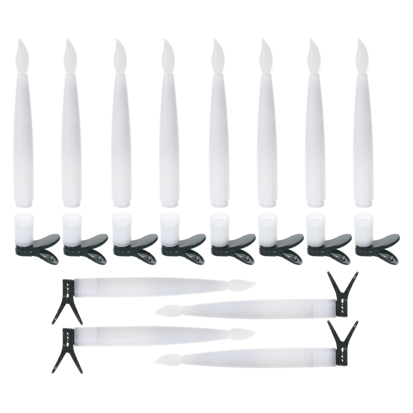 Paraffin Wax - 12Sets LED Christmas Tree Candles Clip