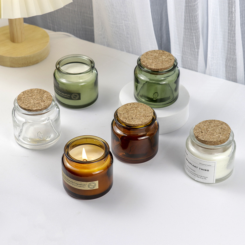 Candle Containers - Retro brown high temperature resistant handmade