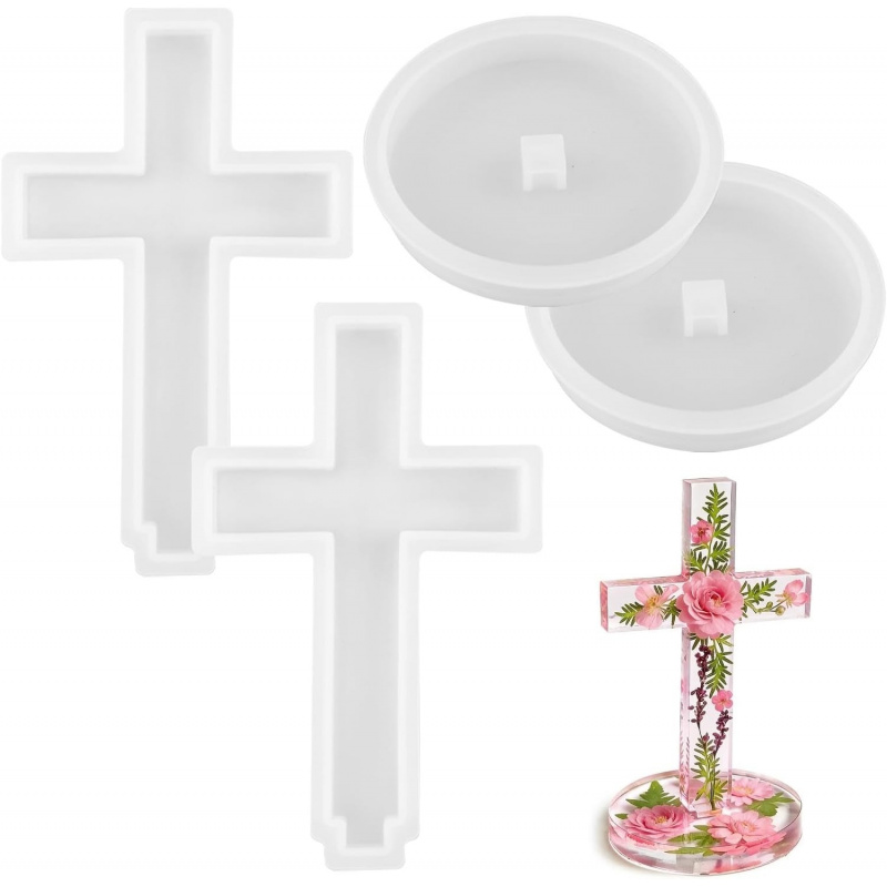Candle Containers - Two silicone molds with a base
