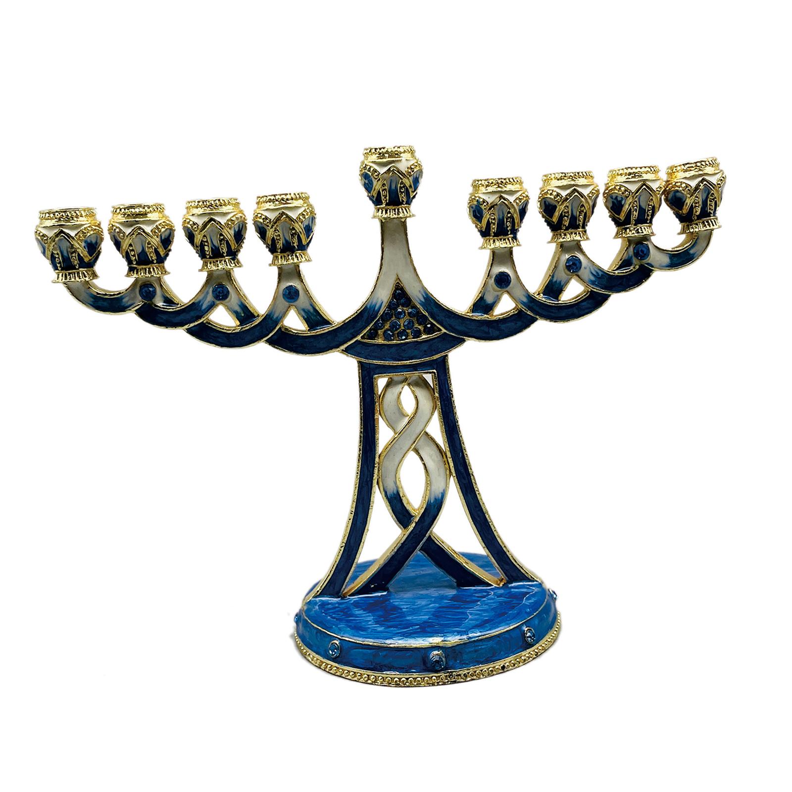 Enameled Menorah Candle Holder - огляд і ціна Paraffin Wax