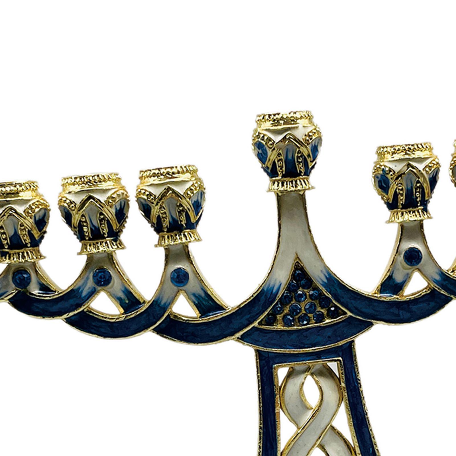 Enameled Menorah Candle Holder - огляд і ціна Paraffin Wax