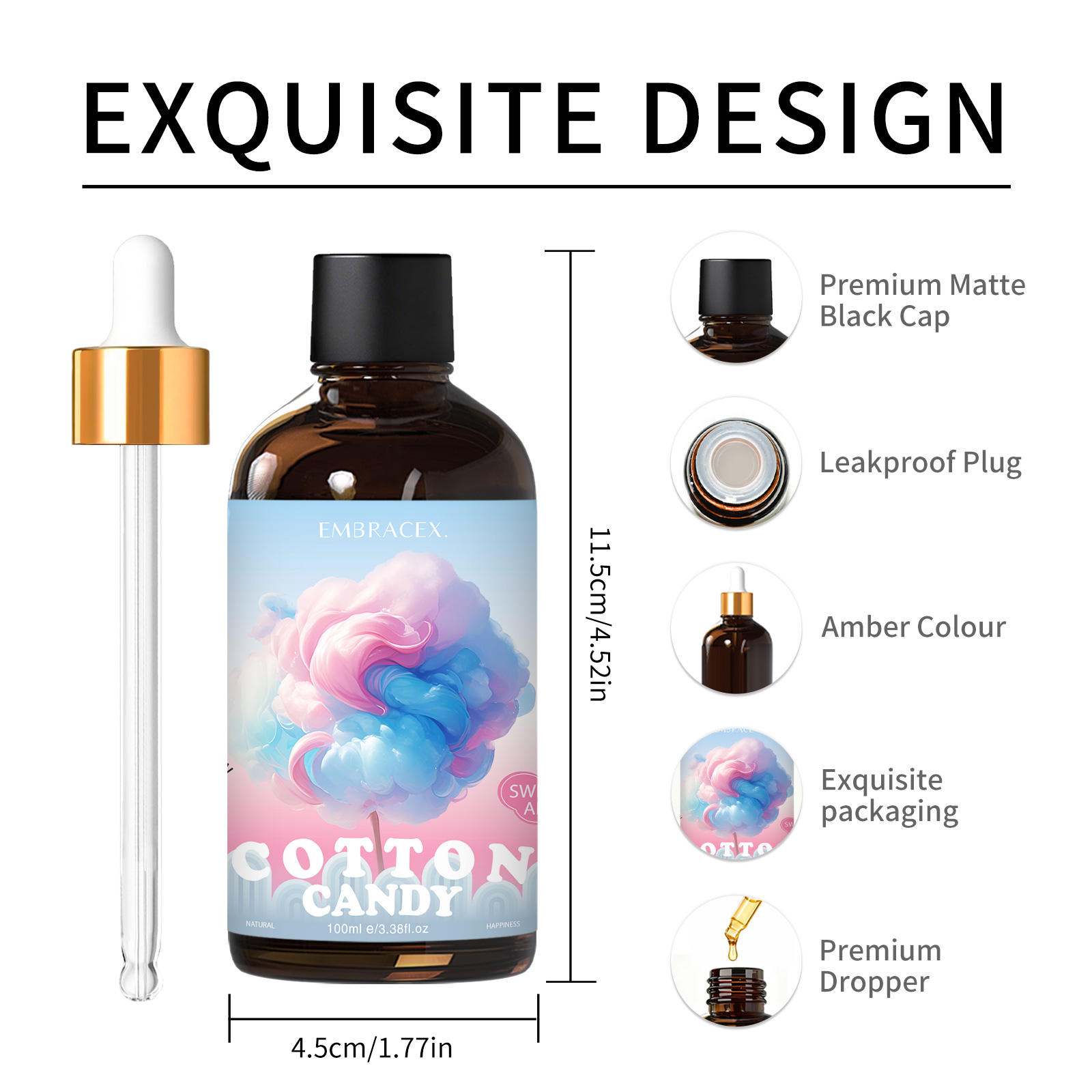 100ml Cotton Candy Fragrance O - огляд і ціна Silk Candle