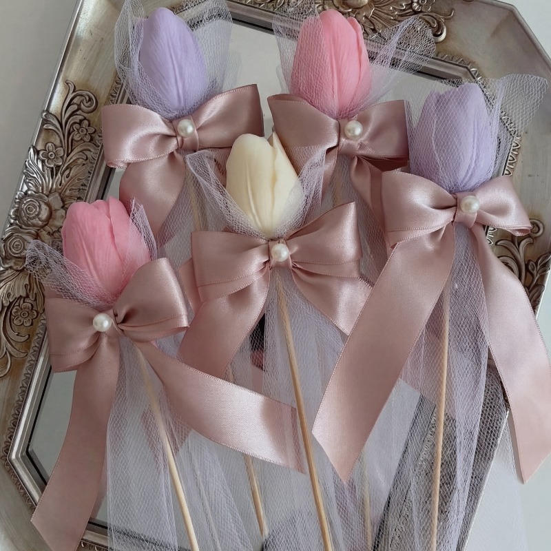 5pcs Tulip Scented Candle on B - огляд і ціна Soy Wax