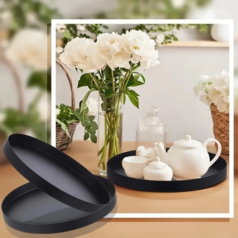 1Pc Modern black circular ABS  - огляд і ціна Silk Candle