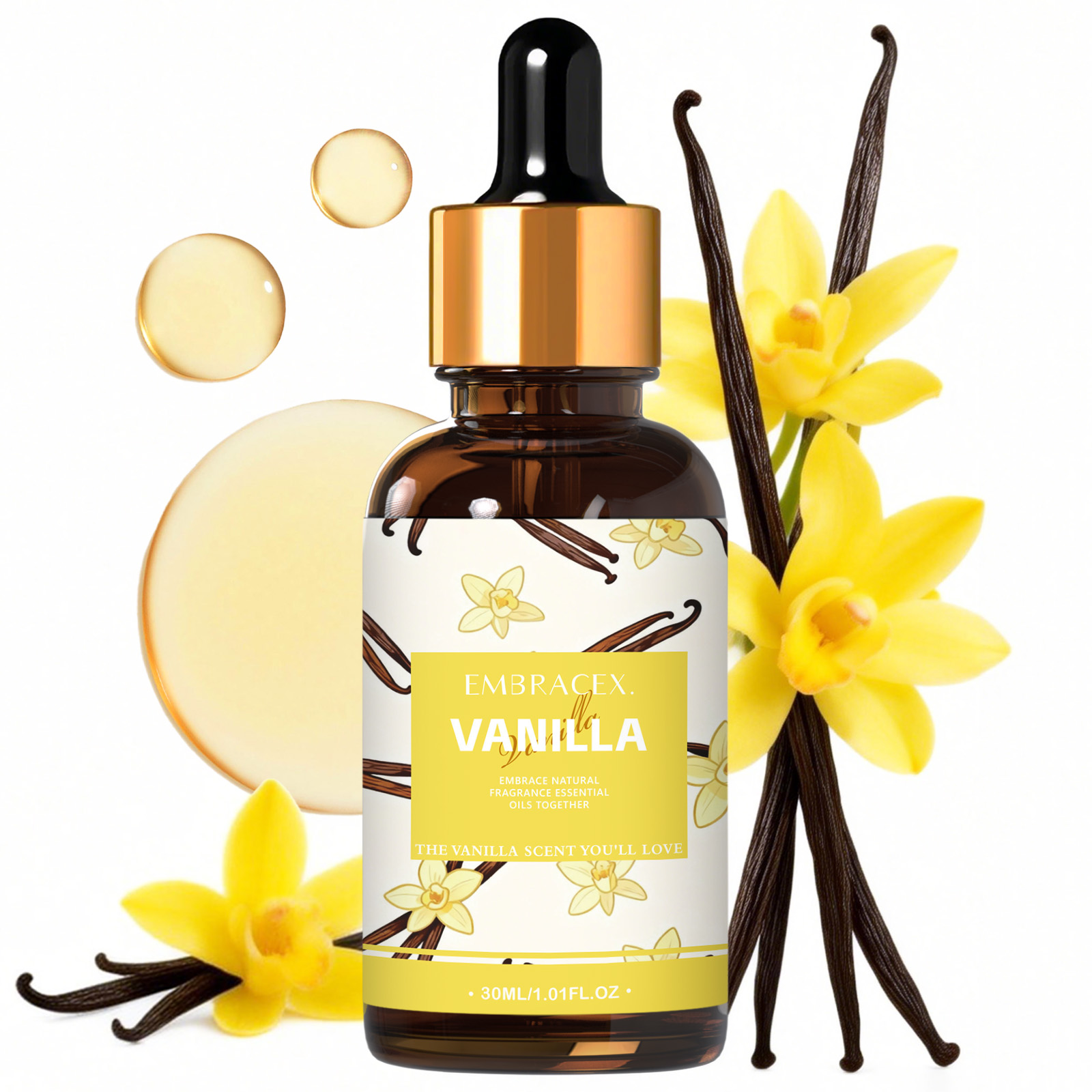 30ml Vanilla Fragrance Oils Fo - огляд і ціна Silk Candle