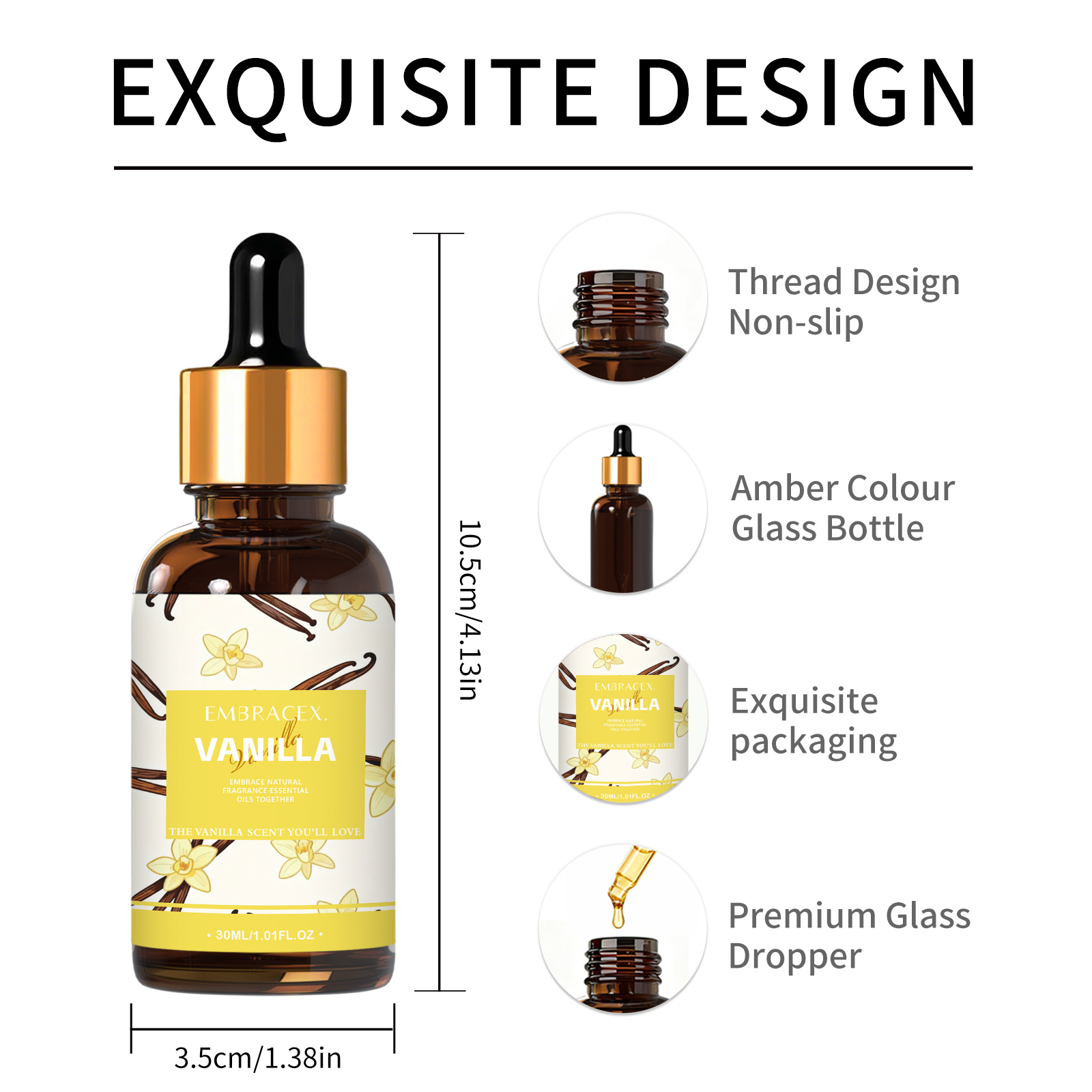 30ml Vanilla Fragrance Oils Fo - огляд і ціна Silk Candle