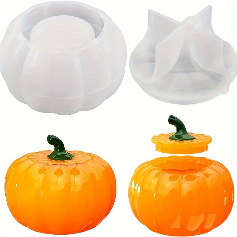 2pcs Pumpkin Jar Silicone Mold - огляд і ціна Candle Molds