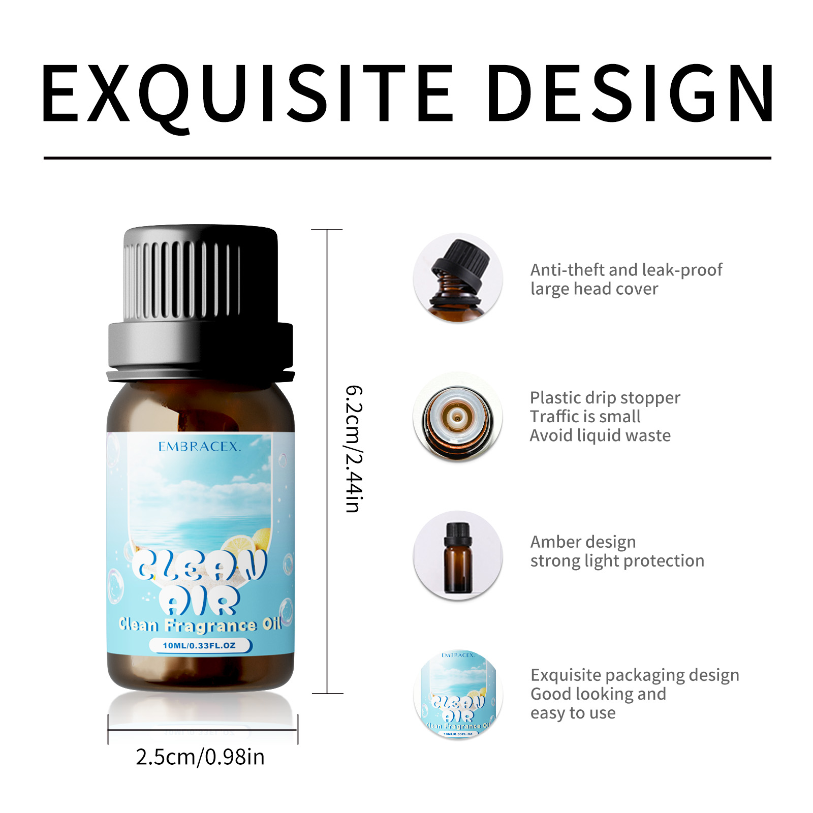 10ml Clean Air Fragrance Oils  - огляд і ціна Silk Candle