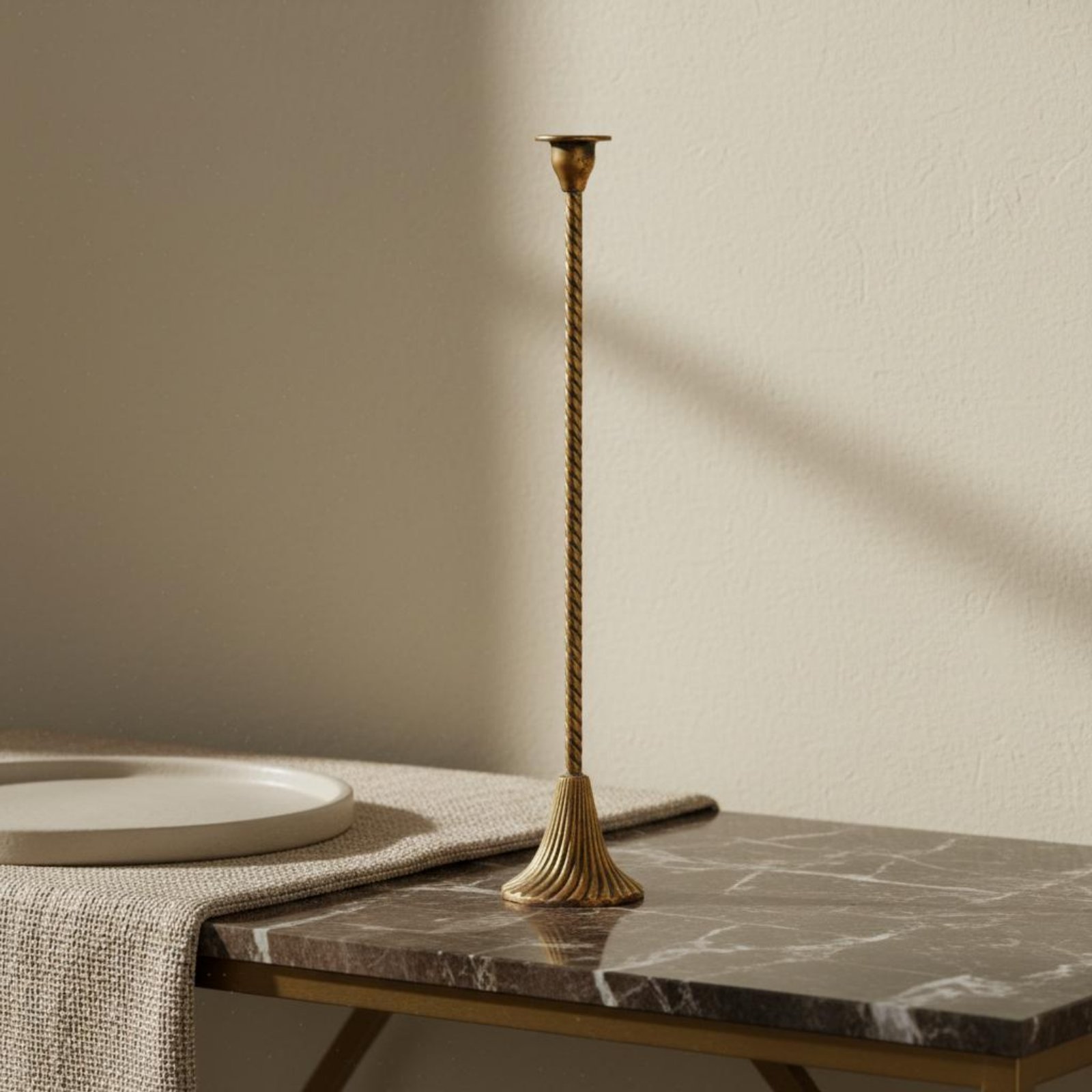 Twisted Gold Candle Holder Sta - огляд і ціна Paraffin Wax