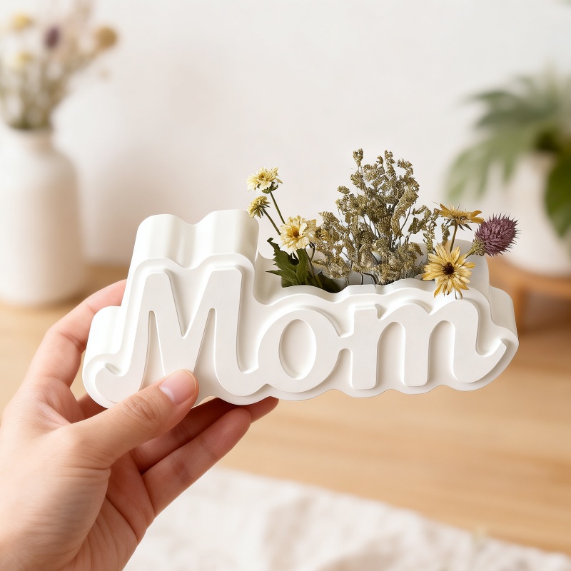 Letter Shape Vase Plaster Sili - огляд і ціна Candle Containers