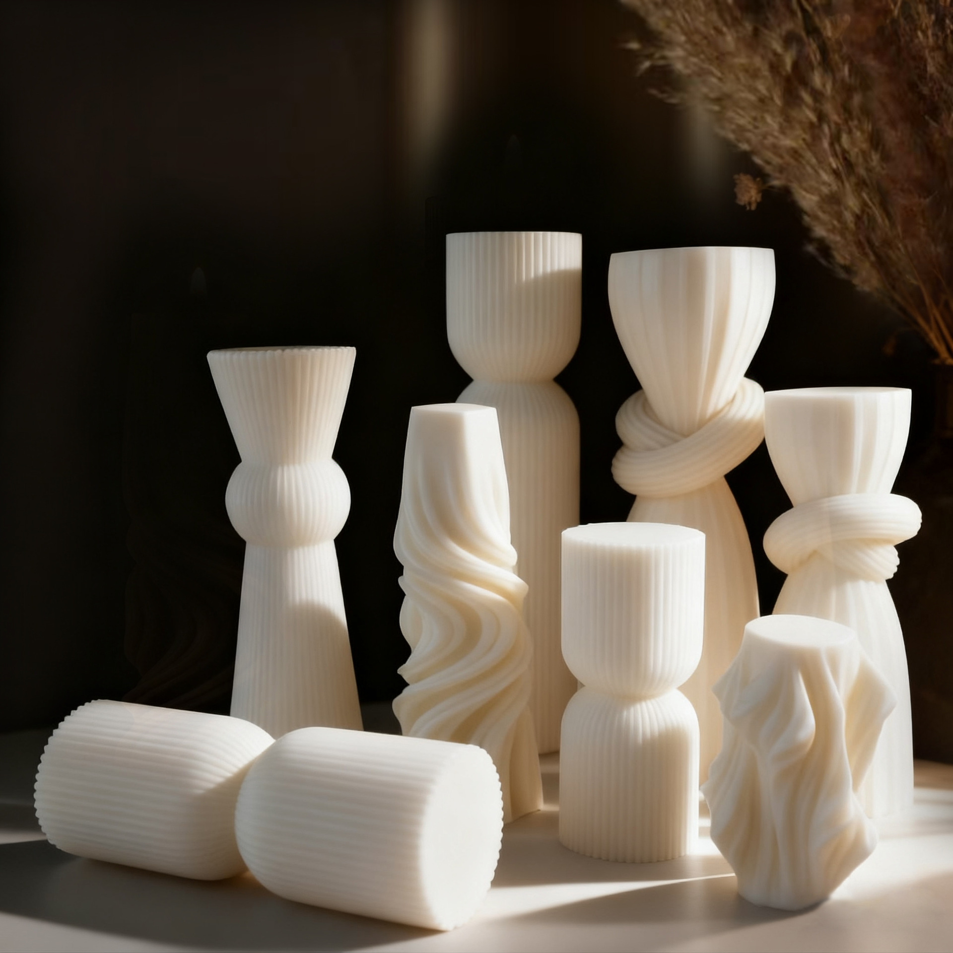 Nordic Minimalist White Scente - огляд і ціна Candle Molds