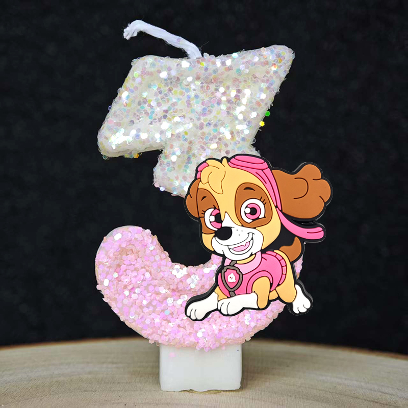 Paw Patrol Anime Number 0-9 Ca - огляд і ціна Silk Candle
