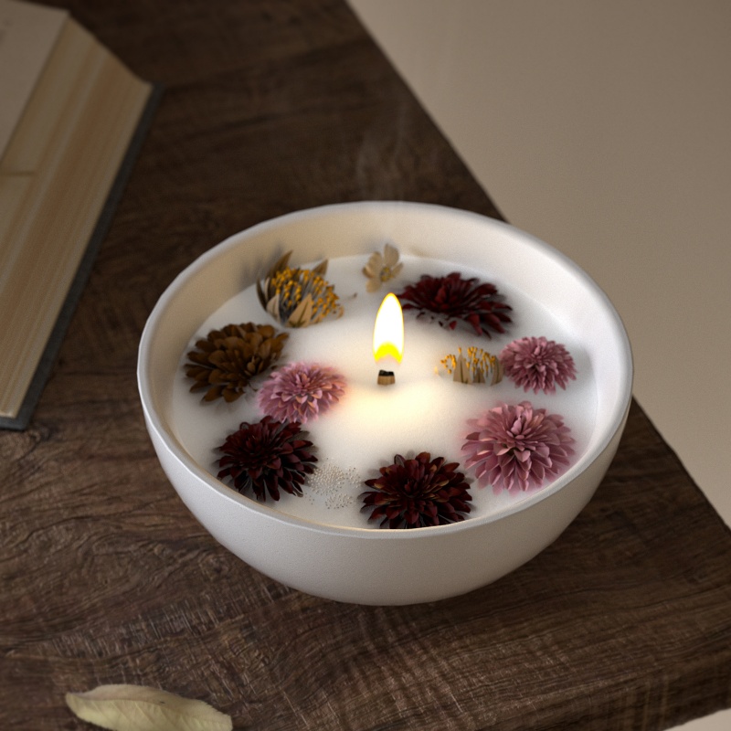 Round Candle Bowl Concrete Sil - огляд і ціна Candle Containers